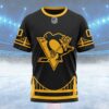 NHL Pittsburgh Penguins Special Blackout Design Custom T Shirt, Pittsburgh Penguins Shirt