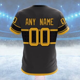NHL Pittsburgh Penguins Special Colour Rush Design Custom T Shirt, Pittsburgh Penguins Shirt