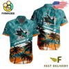 NHL San Jose Sharks Coconut Tree Hawaiian Shirt