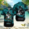 NHL San Jose Sharks Hockey Mascot Custom Name Hawaiian Shirt