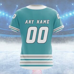NHL San Jose Sharks Personalized Heritage Design Custom T Shirt, San Jose Sharks Shirt