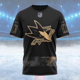 NHL San Jose Sharks Personalized Military Appreciation Design Custom T Shirt, San Jose Sharks Shirt