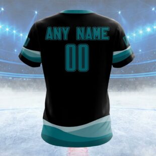 NHL San Jose Sharks Special Blackout Design Custom T Shirt, San Jose Sharks Shirt