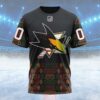 NHL San Jose Sharks Special Design For Black History Month Custom T Shirt, San Jose Sharks Shirt