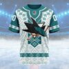 NHL San Jose Sharks Special Native Heritage Design Custom T Shirt, San Jose Sharks Shirt