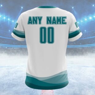 NHL San Jose Sharks Special Whiteout Design Custom T Shirt, San Jose Sharks Shirt