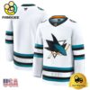 NHL San Jose Sharks White Limited Hockey Jersey, San Jose Sharks Jersey