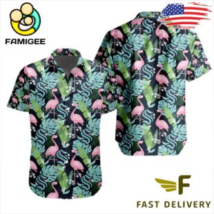 NHL Seattle Kraken Flamingo Hawaiian Shirt