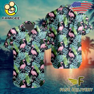 NHL Seattle Kraken Flamingo Hawaiian Shirt