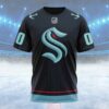 NHL Seattle Kraken Personalized Home Kits Custom T Shirt, Seattle Kraken Shirt