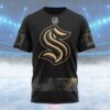 NHL Seattle Kraken Personalized Military Appreciation Design Custom T Shirt, Seattle Kraken Shirt