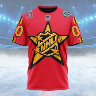 NHL Seattle Kraken Personalized NHL All-Star Game Custom T Shirt, Seattle Kraken Shirt