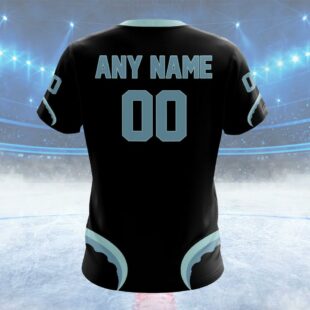 NHL Seattle Kraken Special Blackout Design Custom T Shirt, Seattle Kraken Shirt