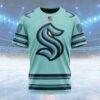 NHL Seattle Kraken Special Colour Rush Design Custom T Shirt, Seattle Kraken Shirt