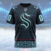 NHL Seattle Kraken Special Design With Native Pattern Custom T Shirt, Seattle Kraken Shirt