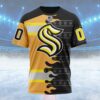 NHL Seattle Kraken Special First Responders Design Custom T Shirt, Seattle Kraken Shirt