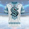NHL Seattle Kraken Special Native Heritage Design Custom T Shirt, Seattle Kraken Shirt