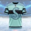 NHL Seattle Kraken Special Reverse Retro Design Concept Custom T Shirt, Seattle Kraken Shirt