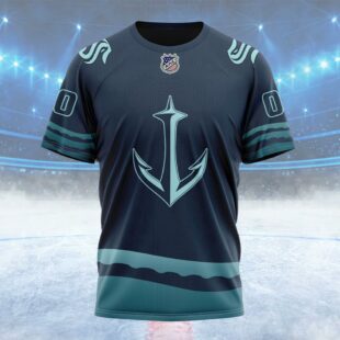 NHL Seattle Kraken Special Two-tone Design Custom T Shirt, Seattle Kraken Shirt