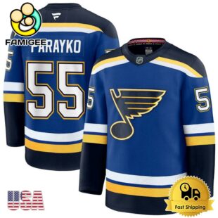 NHL St Louis Blues Colton Parayko Blue Limited Hockey Jersey, St Louis Blues Jersey