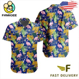NHL St. Louis Blues Flamingo Hawaiian Shirt