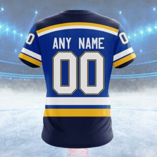 NHL St Louis Blues Personalized Home Kits Custom T Shirt, St Louis Blues Shirt