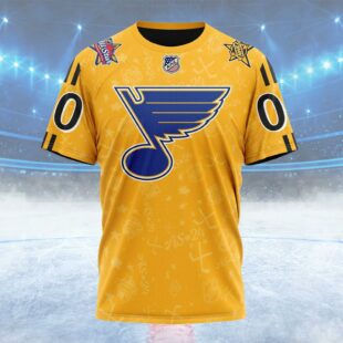 NHL St Louis Blues Special All-Star Game Design Custom T Shirt, St Louis Blues Shirt