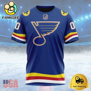 NHL St Louis Blues Special City Edition Custom T Shirt, St Louis Blues Shirt