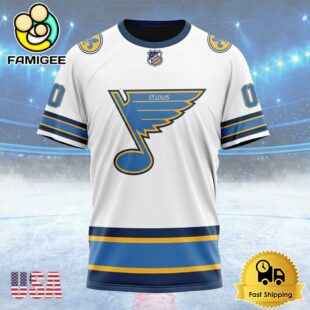 NHL St Louis Blues Special Throwback Design Custom T Shirt, St Louis Blues Shirt