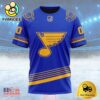 NHL St Louis Blues Special Two-tone Design Custom T Shirt, St Louis Blues Shirt