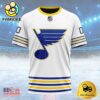 NHL St Louis Blues Special Whiteout Design Custom T Shirt, St Louis Blues Shirt