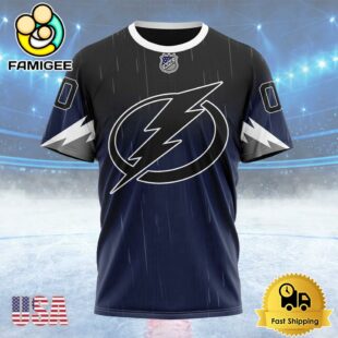 NHL Tampa Bay Lightning New Gradient Series Concept Custom T Shirt, Tampa Bay Lightning Shirt