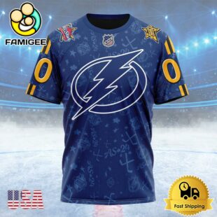 NHL Tampa Bay Lightning Special All-Star Game Design Custom T Shirt, Tampa Bay Lightning Shirt