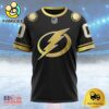 NHL Tampa Bay Lightning Special Black And Gold Design Custom T Shirt, Tampa Bay Lightning Shirt