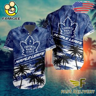NHL Toronto Maple Leafs Coconut Tree Hawaiian Shirt