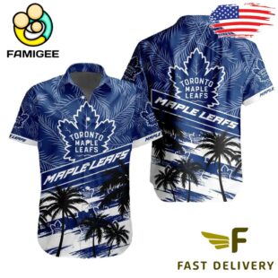 NHL Toronto Maple Leafs Coconut Tree Hawaiian Shirt