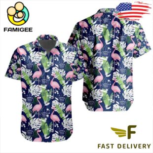 NHL Toronto Maple Leafs Flamingo Hawaiian Shirt