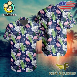 NHL Toronto Maple Leafs Flamingo Hawaiian Shirt