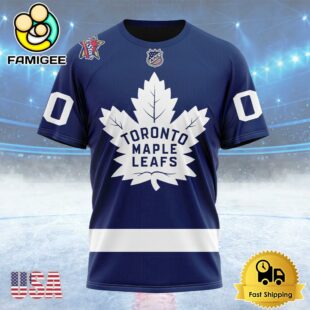 NHL Toronto Maple Leafs Personalized Home Kits Custom T Shirt, Toronto Maple Leafs Shirt