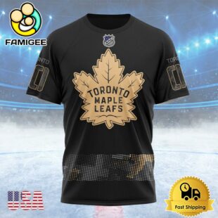 NHL Toronto Maple Leafs Personalized Military Appreciation Design Custom T Shirt, Toronto Maple Leafs Shirt