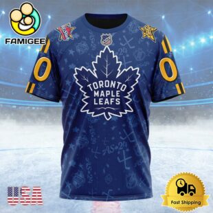 NHL Toronto Maple Leafs Special All-Star Game Design Custom T Shirt, Toronto Maple Leafs Shirt