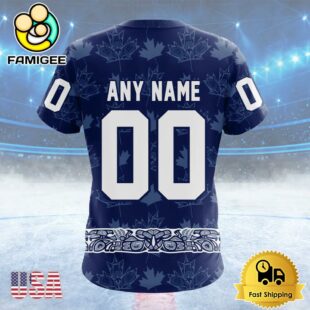 NHL Toronto Maple Leafs Special Design With Native Pattern Custom T Shirt, Toronto Maple Leafs Shirt