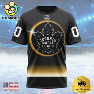 NHL Toronto Maple Leafs Special Eclipse Design Custom T Shirt, Toronto Maple Leafs Shirt