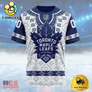 NHL Toronto Maple Leafs Special Native Heritage Design Custom T Shirt, Toronto Maple Leafs Shirt