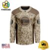 NHL Utah Hockey Club Desert Camouflage Design Custom Hockey Jersey