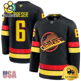 NHL Vancouver Canucks Brock Boeser Black Limited Hockey Jersey, Vancouver Canucks Jersey