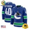 NHL Vancouver Canucks Elias Pettersson Blue Limited Hockey Jersey, Vancouver Canucks Jersey