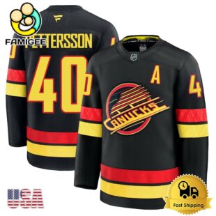 NHL Vancouver Canucks Elias Pettersson Elias Pettersson Limited Hockey Jersey, Vancouver Canucks Jersey