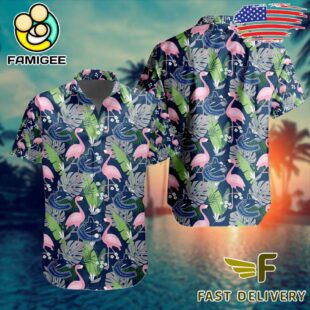 NHL Vancouver Canucks Flamingo Hawaiian Shirt