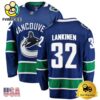NHL Vancouver Canucks Kevin Lankinen Blue Limited Hockey Jersey, Vancouver Canucks Jersey